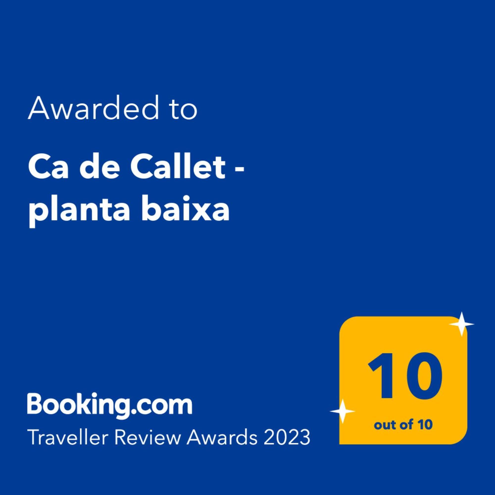 Apartamento Ca De Callet - Planta Baixa Estación Exterior foto